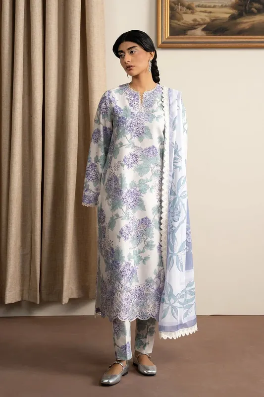Ayzel The Bare Minimum Ivory Lawn – view 1 – Poshaq