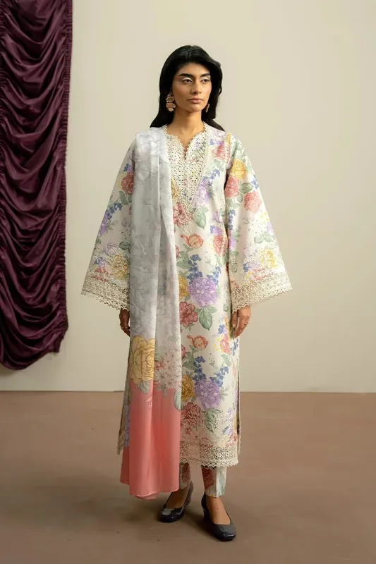 Ayzel The Bare Minimum Ivory Lawn – view 1 – Poshaq