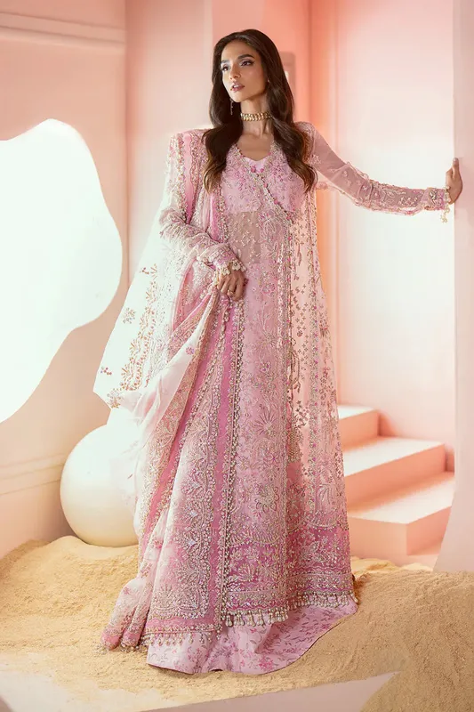 Ayzel Luminara Wedding Formals Pink Organza – view 1 – Poshaq