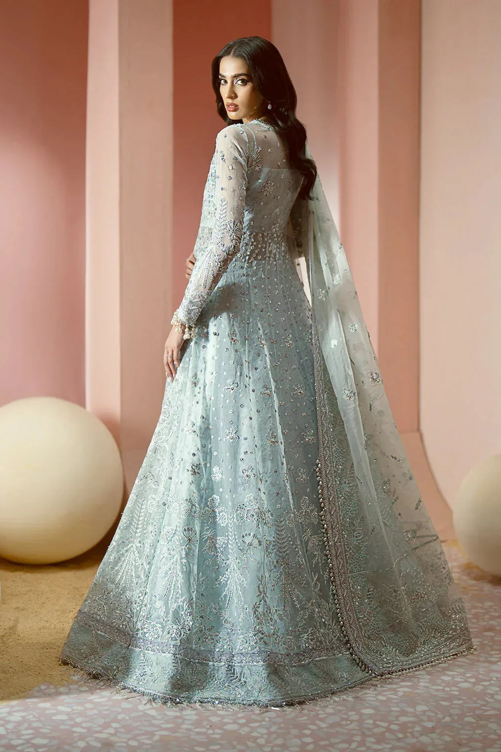 Ayzel Luminara Wedding Formals Organza – view 2 – Poshaq