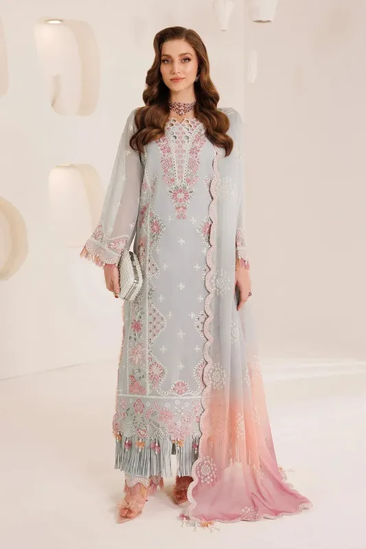 Alizeh Dhaagay 25 Lilac Raw Silk – view 1 – Poshaq