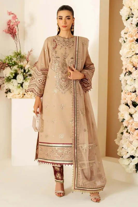 Alizeh Luxury Raw Silk Skin Raw Silk – view 1 – Poshaq