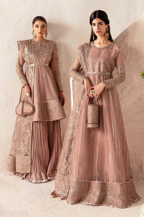 Alizeh Heer Festive Collection 24 Pink Raw Silk – view 1 – Poshaq