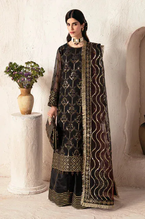 Alizeh Heer Festive Collection 24 Black Organza – view 1 – Poshaq