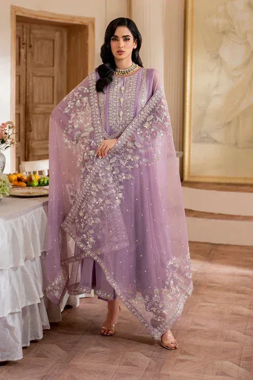 Declare Chiffon Luxe Lilac Cotton Silk – view 1 – Poshaq