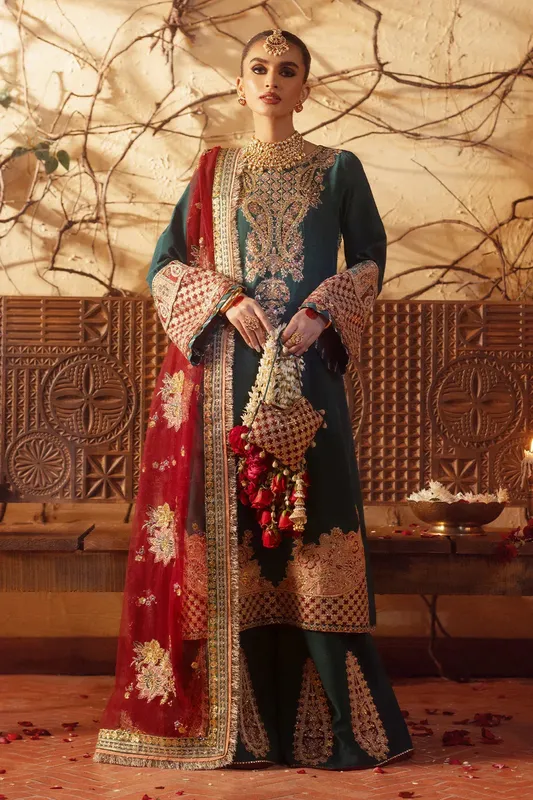 AJR Couture The Silk Edition 25 Sea Green Raw Silk – view 1 – Poshaq