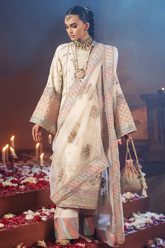 AJR Couture The Silk Edition 25 Off White Raw Silk – view 1 – Poshaq