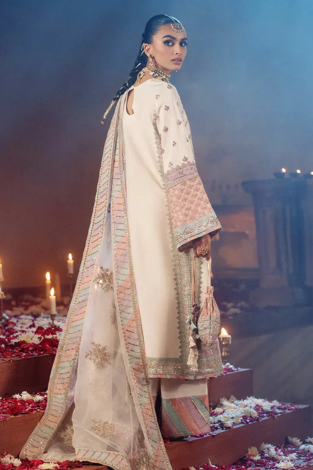 AJR Couture The Silk Edition 25 Off White Raw Silk – view 2 – Poshaq