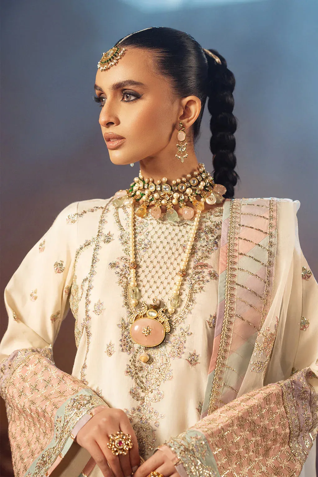 AJR Couture The Silk Edition 25 Off White Raw Silk – view 3 – Poshaq