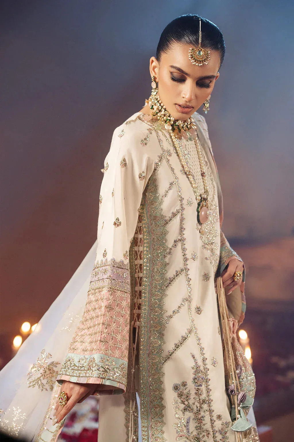 AJR Couture The Silk Edition 25 Off White Raw Silk – view 4 – Poshaq