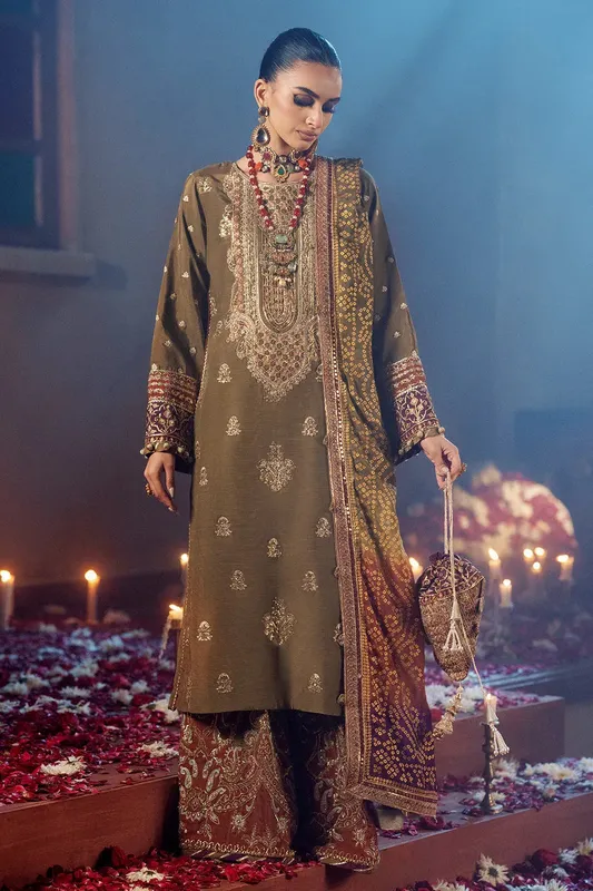 AJR Couture The Silk Edition 25 Dull Gold Raw Silk – view 1 – Poshaq