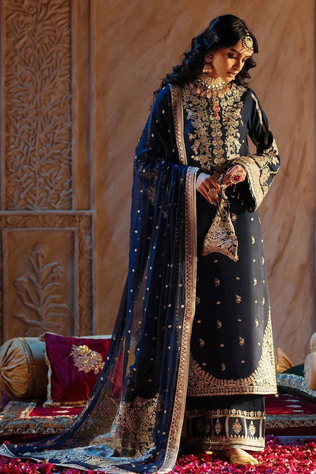AJR Couture The Silk Edition 25 Blue Raw Silk – view 5 – Poshaq