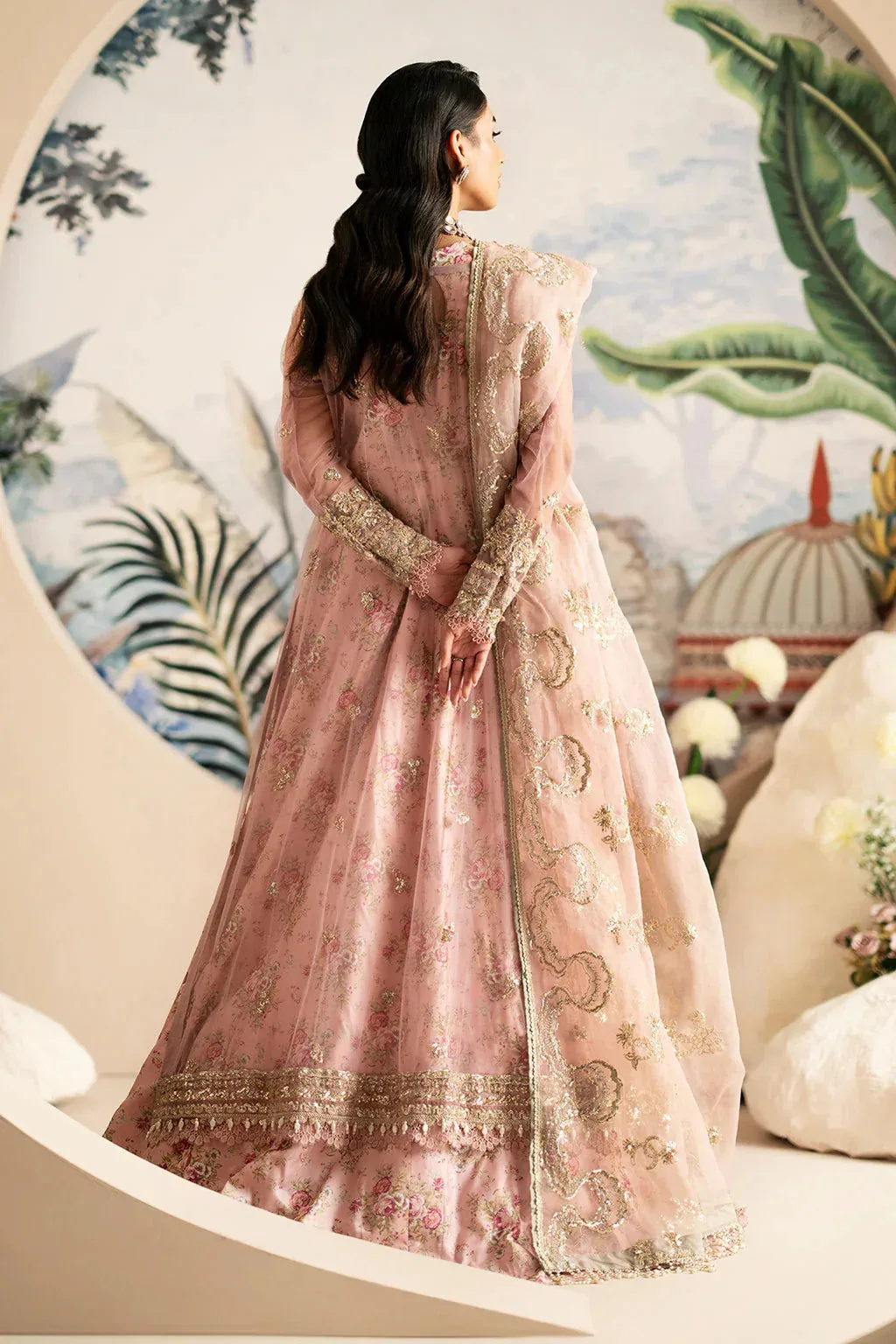 AJR Couture Festive Formals 24 Pink Organza – view 2 – Poshaq