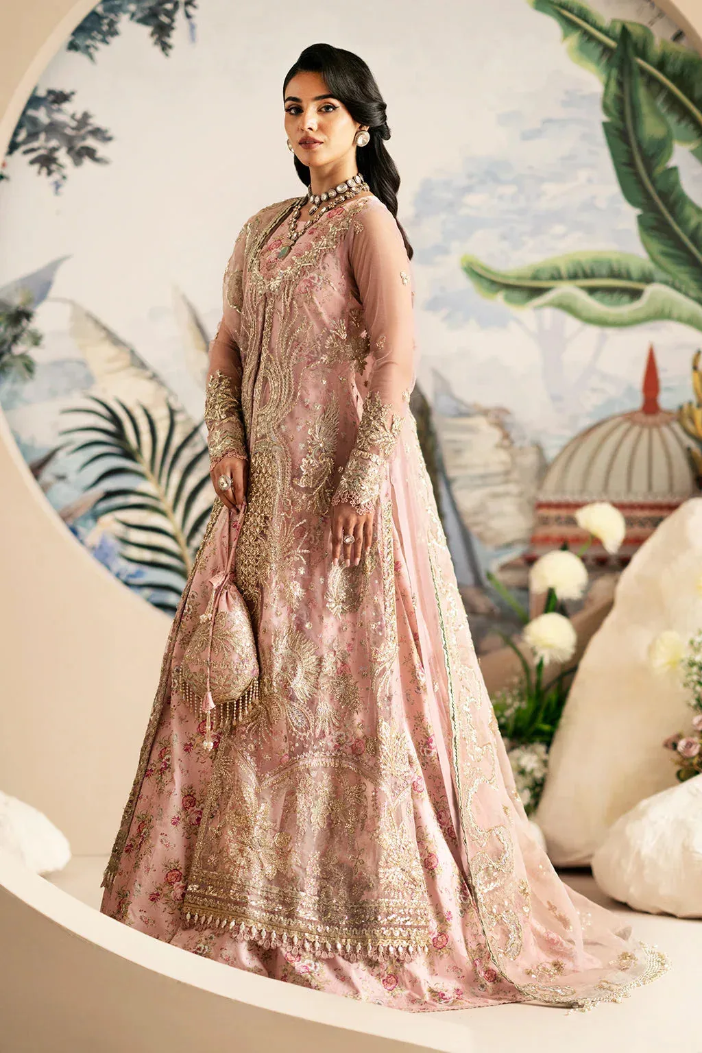 AJR Couture Festive Formals 24 Pink Organza – view 4 – Poshaq