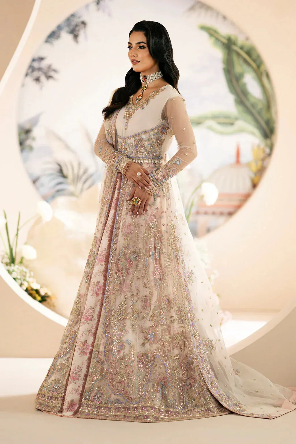 AJR Couture Festive Formals 24 Off White Organza – view 5 – Poshaq