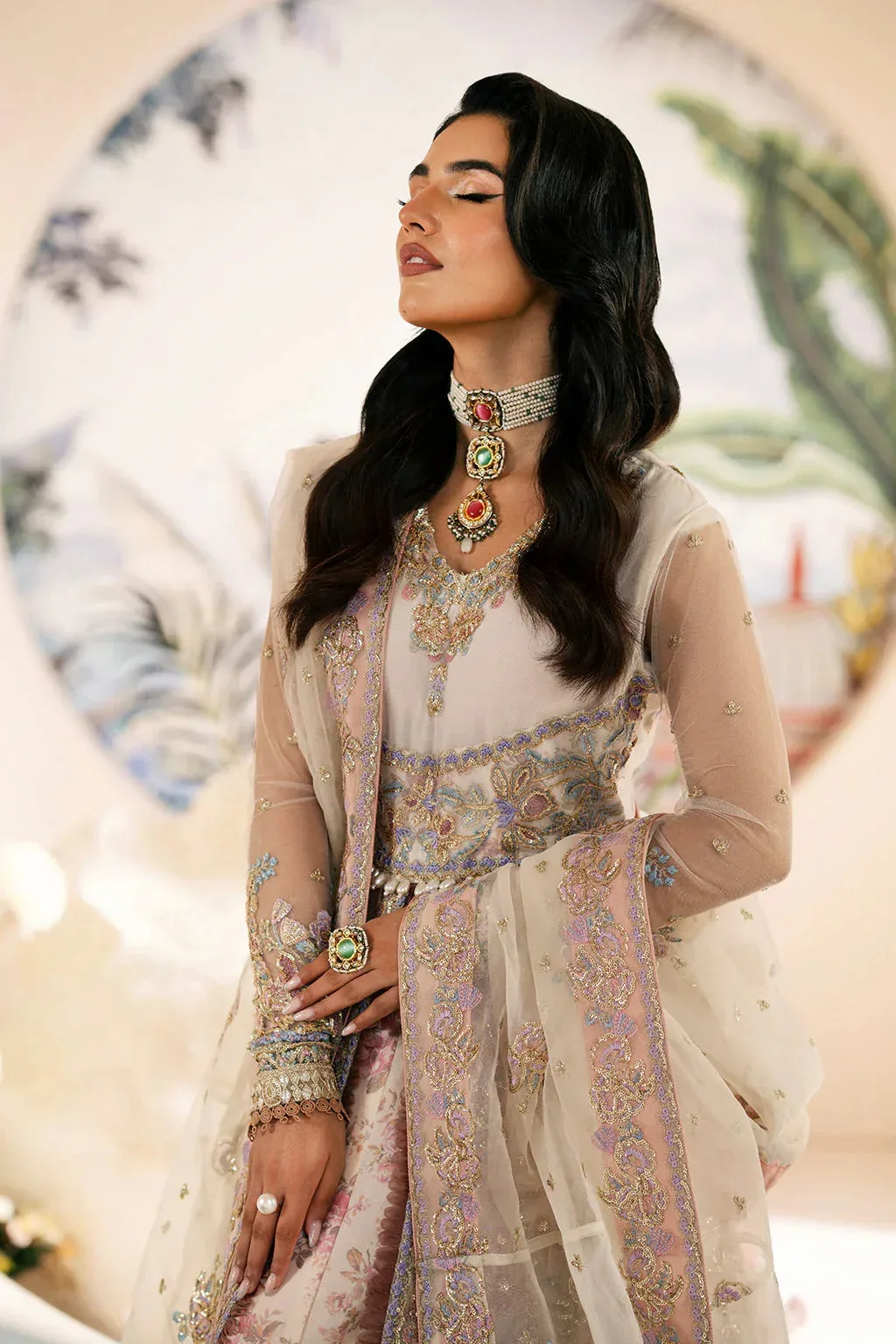 AJR Couture Festive Formals 24 Off White Organza – view 6 – Poshaq
