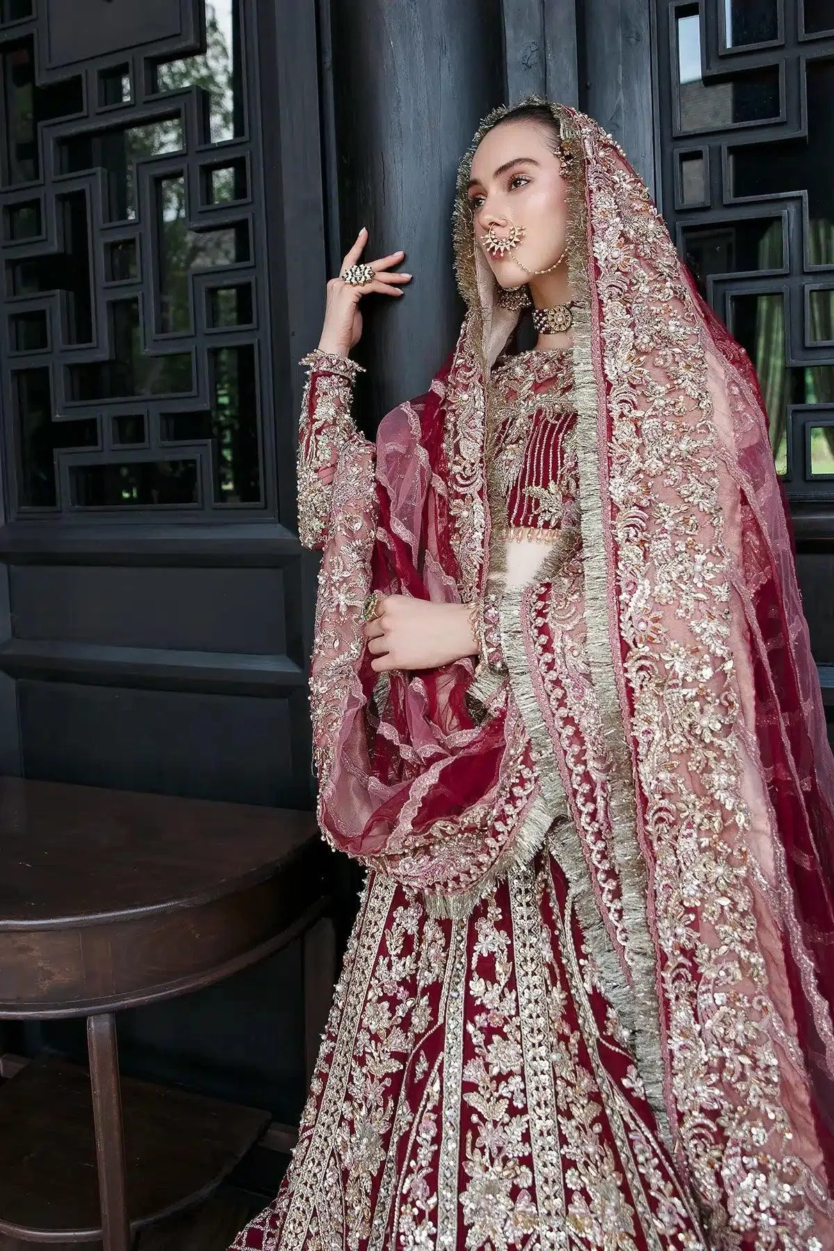 AJR Couture Bridal Couture23 Pink Organza – view 2 – Poshaq