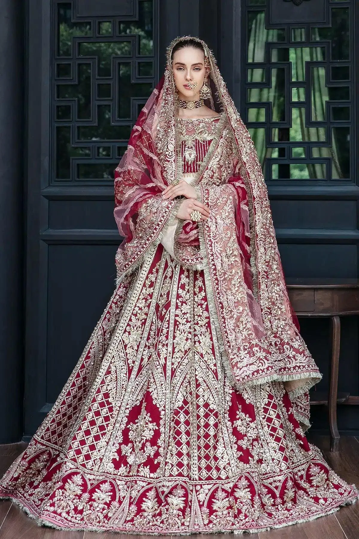AJR Couture Bridal Couture23 Pink Organza – view 4 – Poshaq