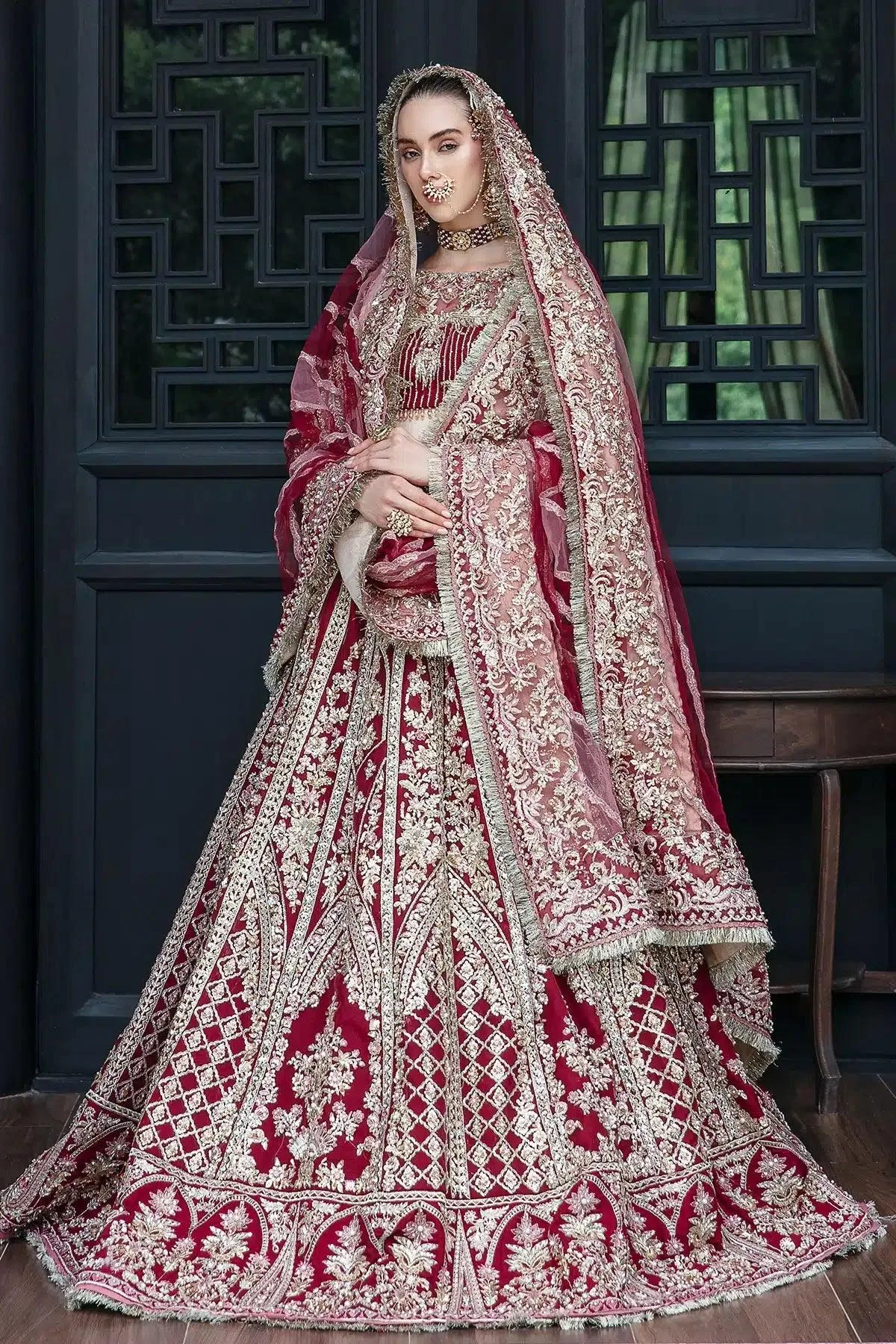 AJR Couture Bridal Couture23 Pink Organza – view 5 – Poshaq