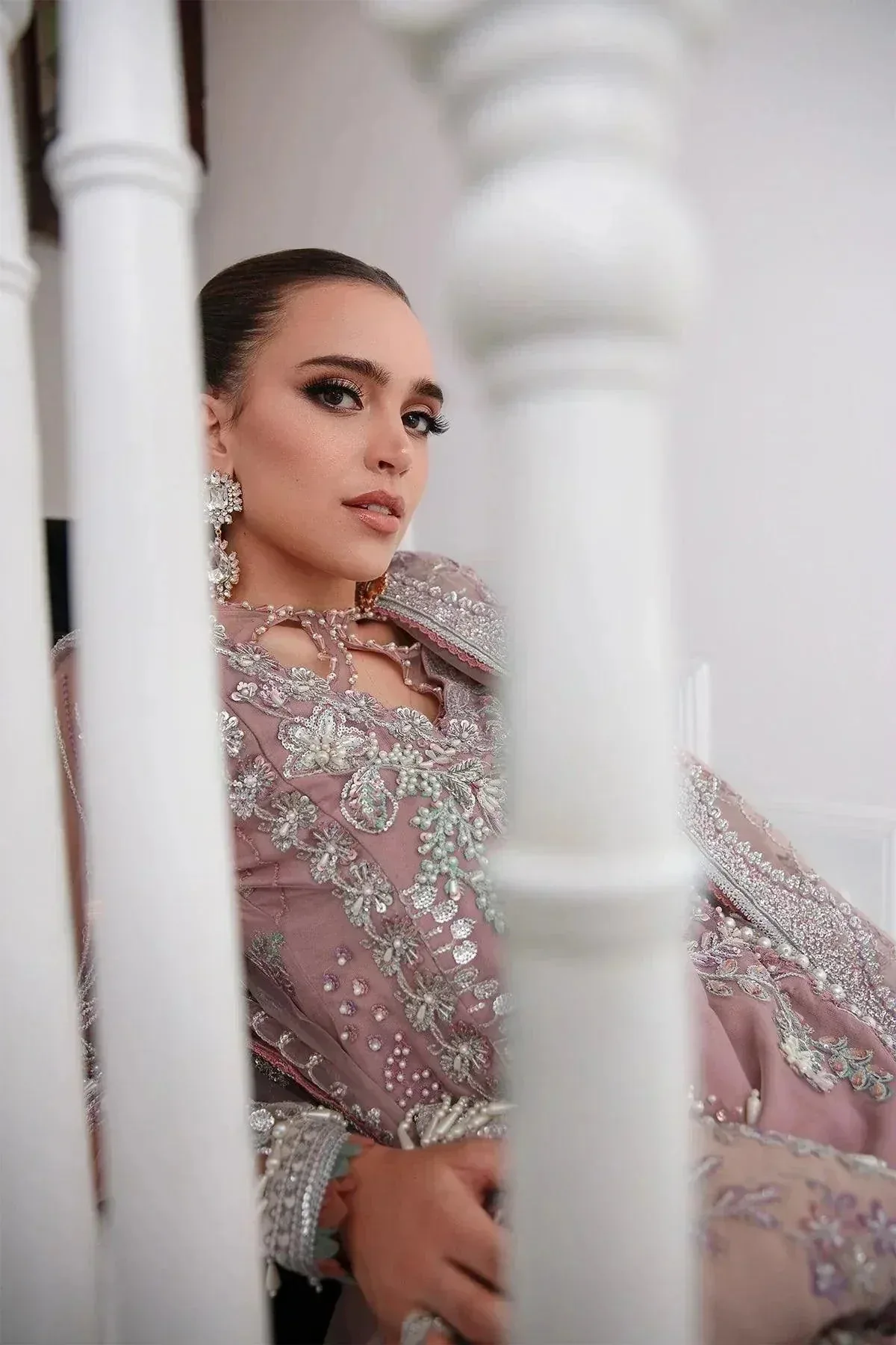 AJR Couture Alif Luxury Wedding Formals 23 Plum Raw Silk – view 6 – Poshaq