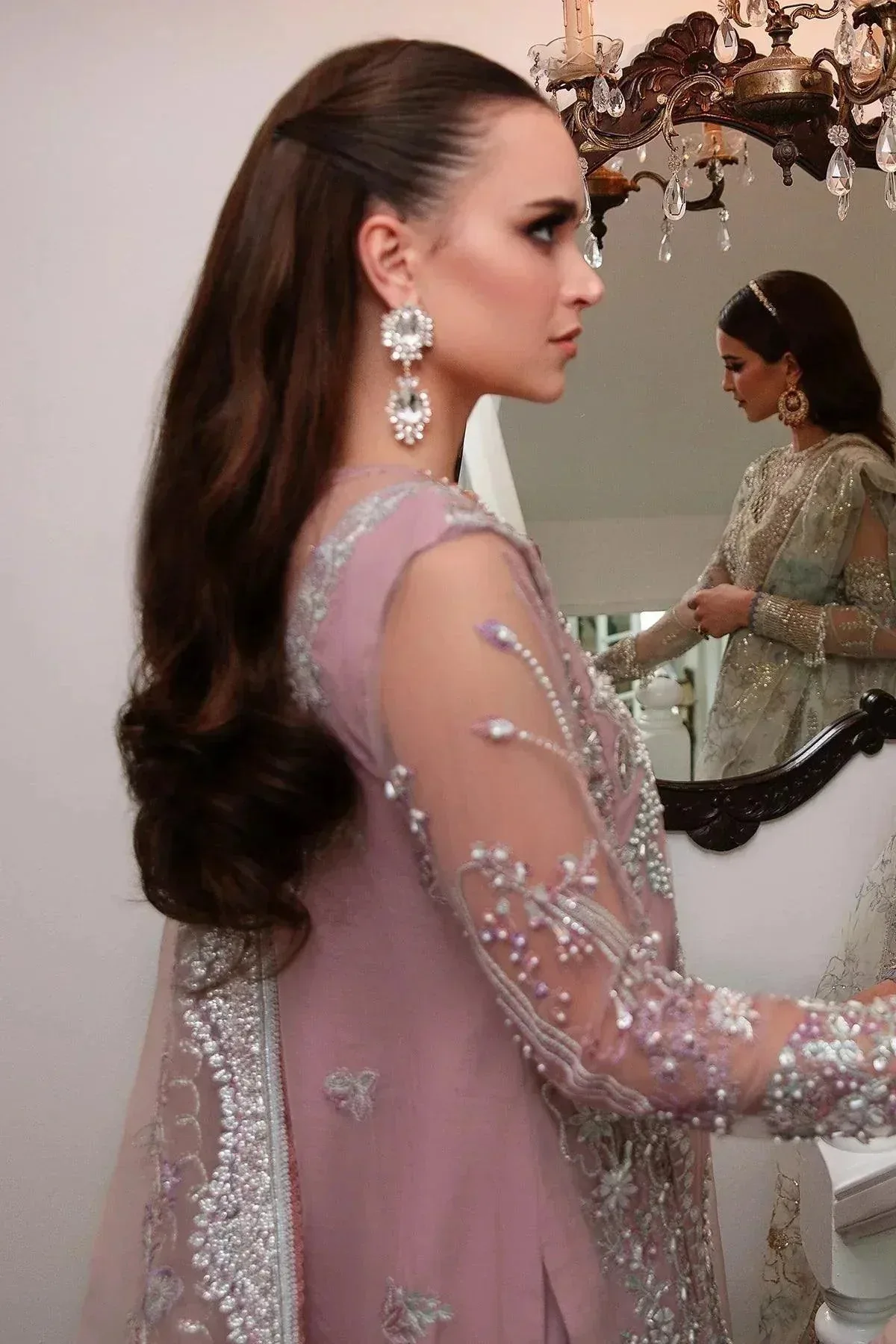 AJR Couture Alif Luxury Wedding Formals 23 Plum Raw Silk – view 7 – Poshaq