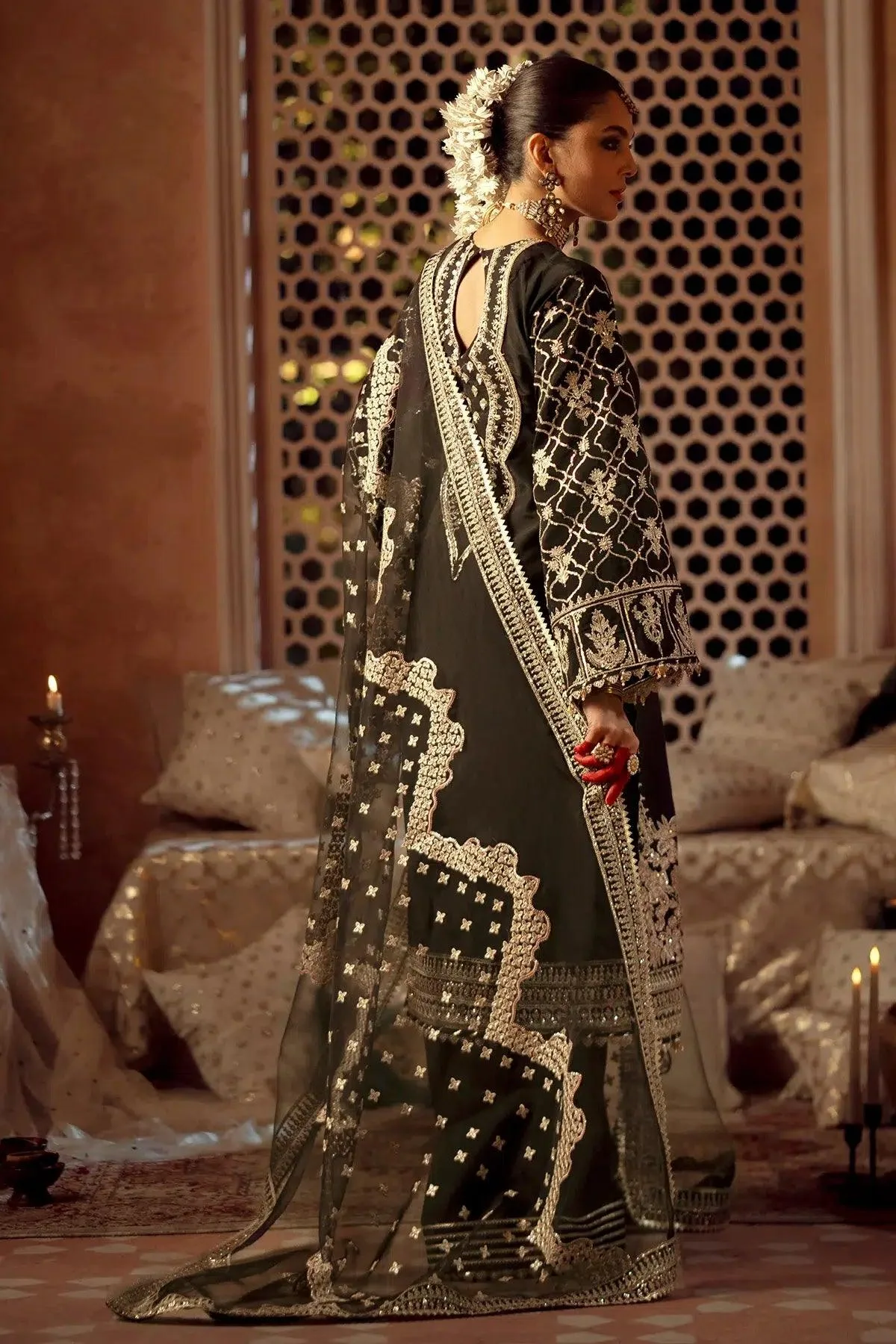 AJR Couture Mushk The Silk Edit Raw Silk – view 5 – Poshaq
