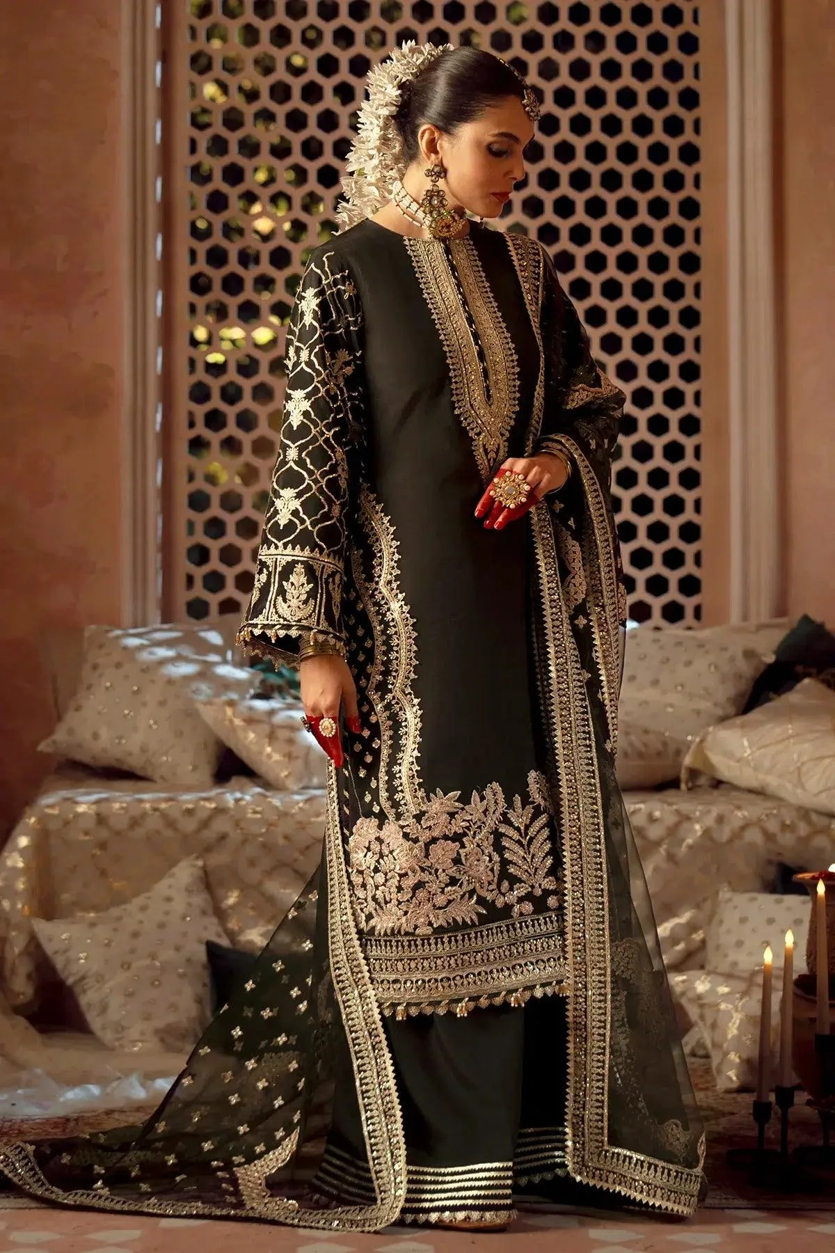 AJR Couture Mushk The Silk Edit Raw Silk – view 6 – Poshaq