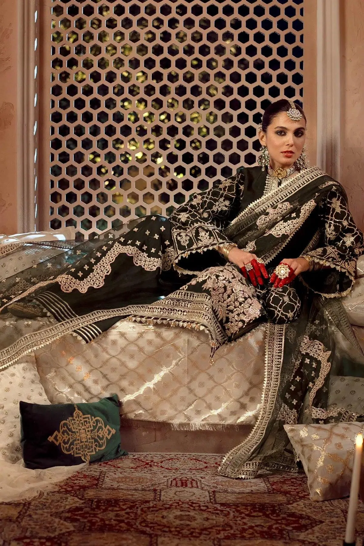 AJR Couture Mushk The Silk Edit Raw Silk – view 7 – Poshaq