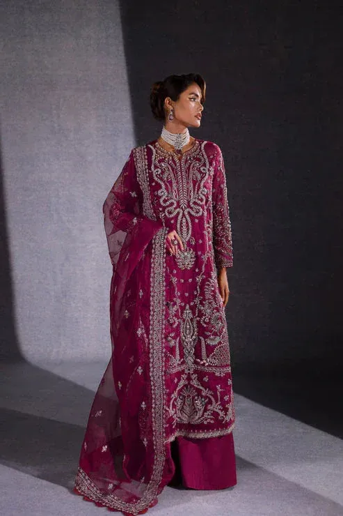 Ezra Ermina Collection 25 Magenta Cotton Silk – view 1 – Poshaq