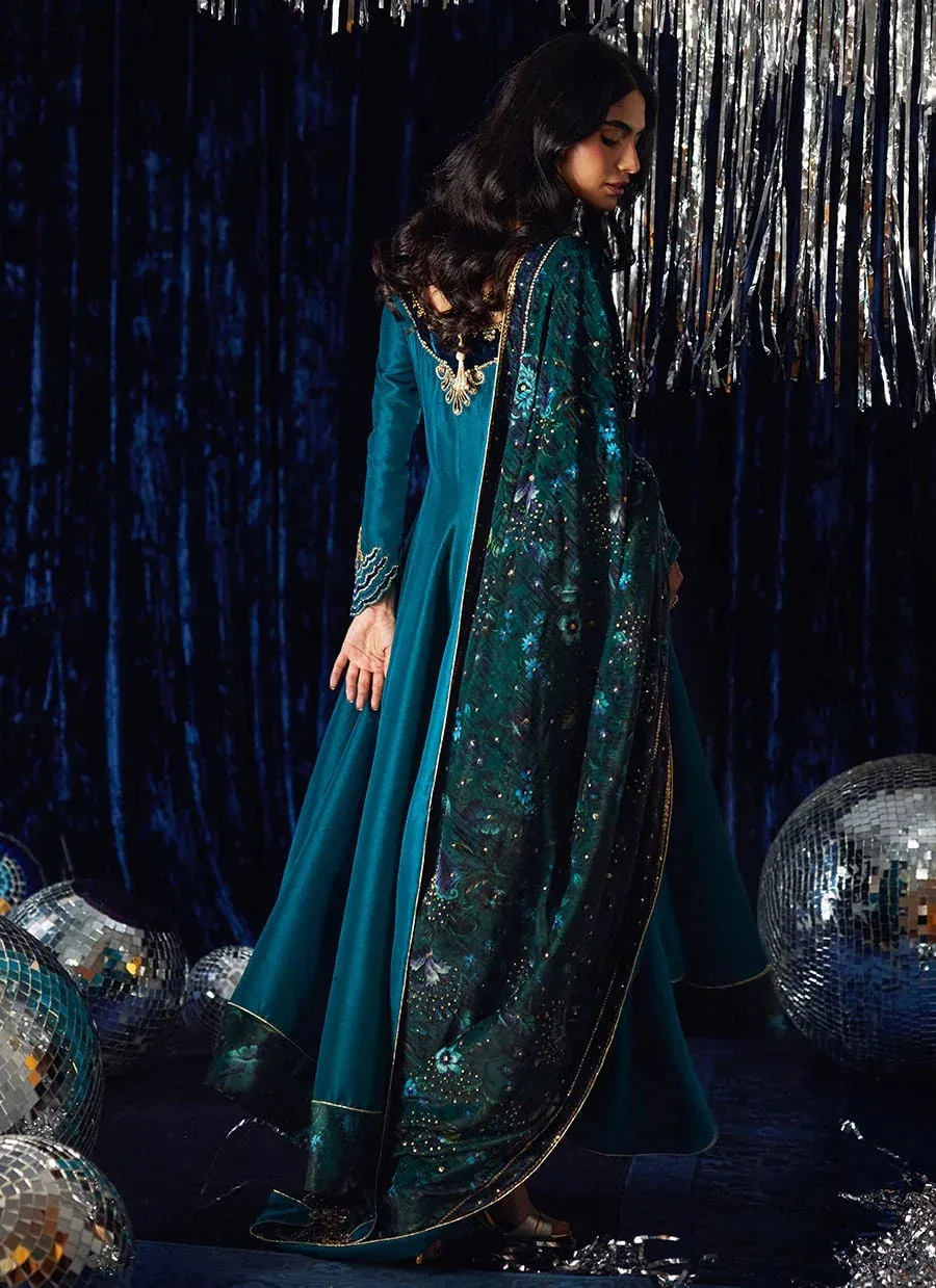 Farah Talib Aziz Velvet Fete 4 Purple Velvet – view 4 – Poshaq