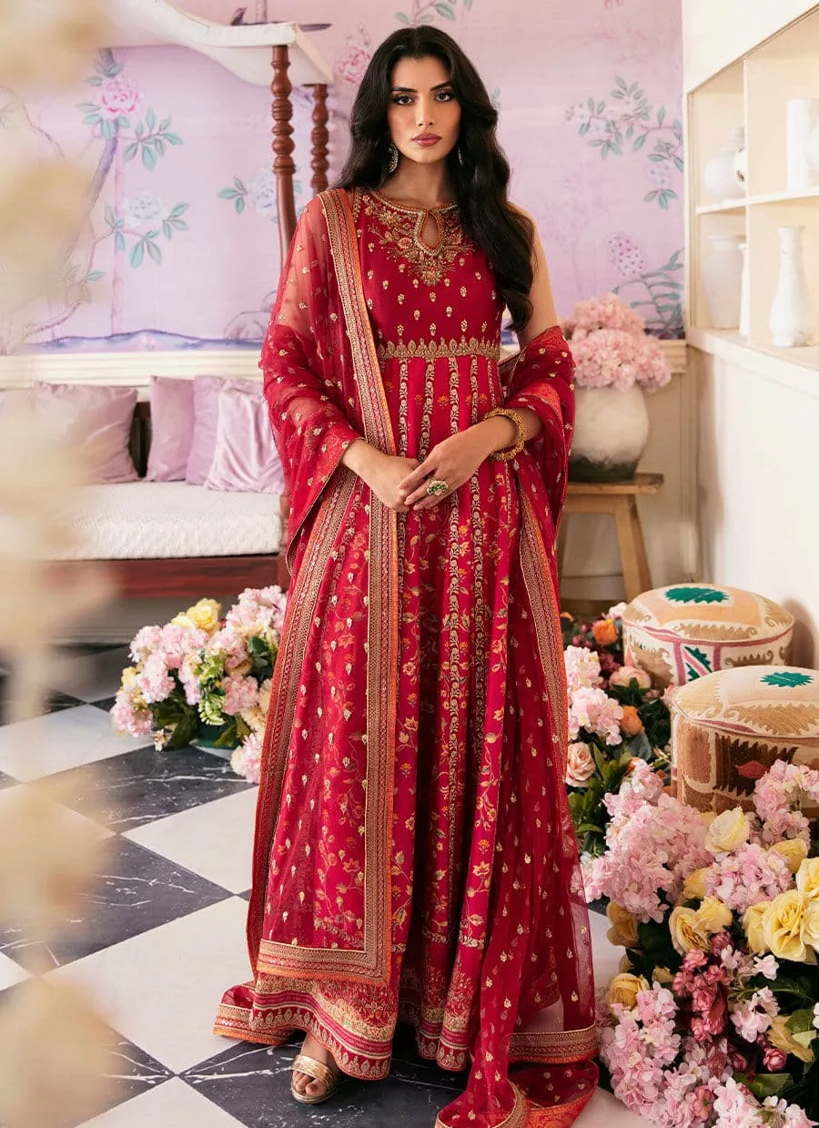 Farah Talib Aziz Mayna Festive Luxe Gold Raw Silk – view 1 – Poshaq