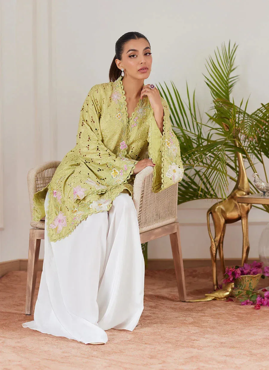 Farah Talib Aziz Luna Eid Collection 24 Raw Silk – view 4 – Poshaq