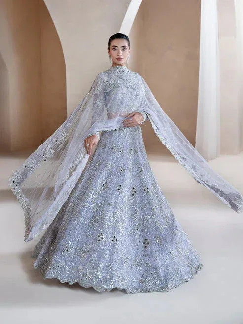 Epoque Reve Luxury Formals LIight blue Grey – view 5 – Poshaq