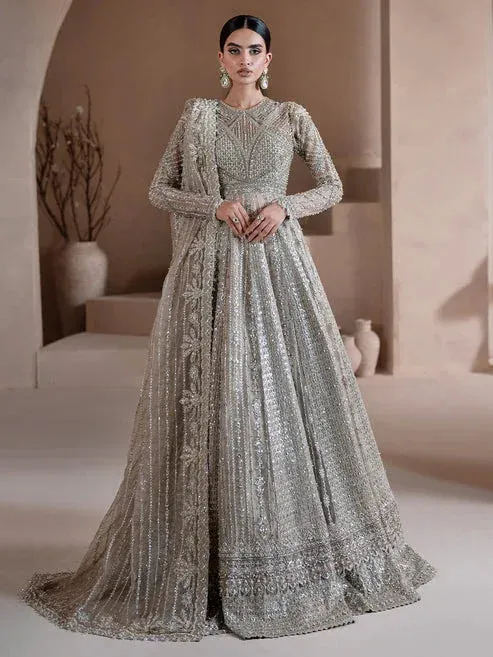 Epoque Reve Luxury Formals Greenish Grey – view 1 – Poshaq