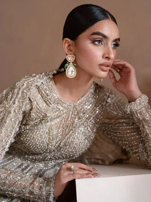 Epoque Reve Luxury Formals Greenish Grey – view 3 – Poshaq
