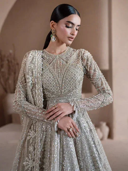 Epoque Reve Luxury Formals Greenish Grey – view 4 – Poshaq