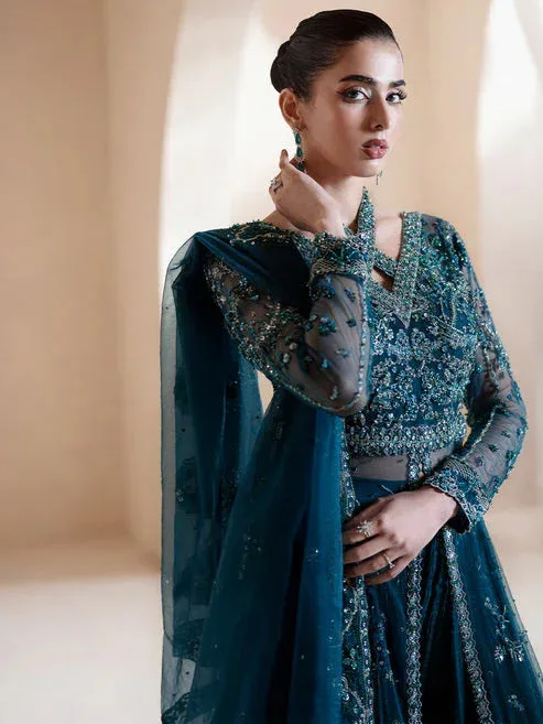 Epoque Reve Luxury Formals Teal Blue – view 3 – Poshaq