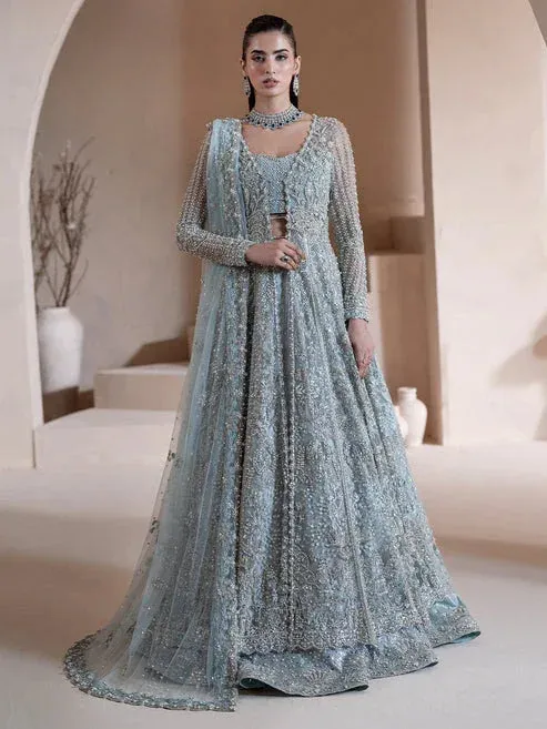 Epoque Reve Luxury Formals Light Blue Gray – view 1 – Poshaq