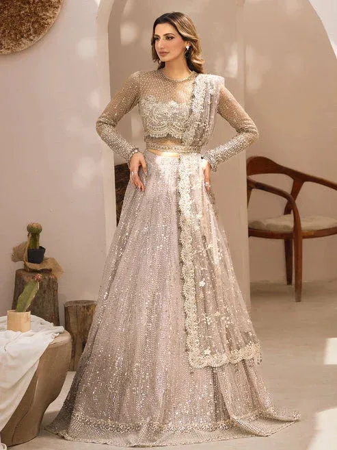 Epoque Le Tresor Luxury Pret Silver Organza – view 8 – Poshaq