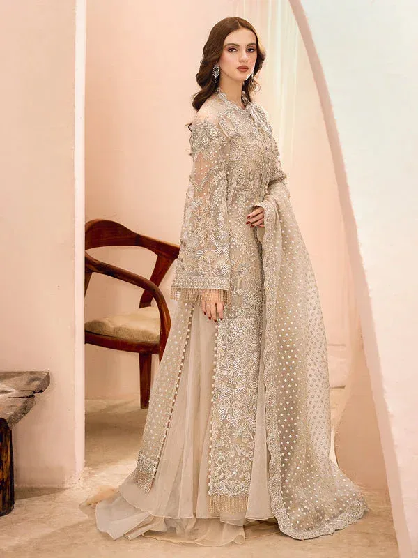 Epoque Le Tresor Luxury Pret Green Raw Silk – view 4 – Poshaq