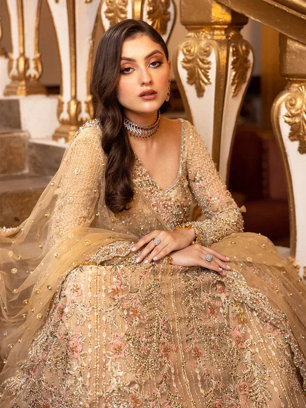 Epoque Reverie Bridals Gold Raw Silk – view 5 – Poshaq