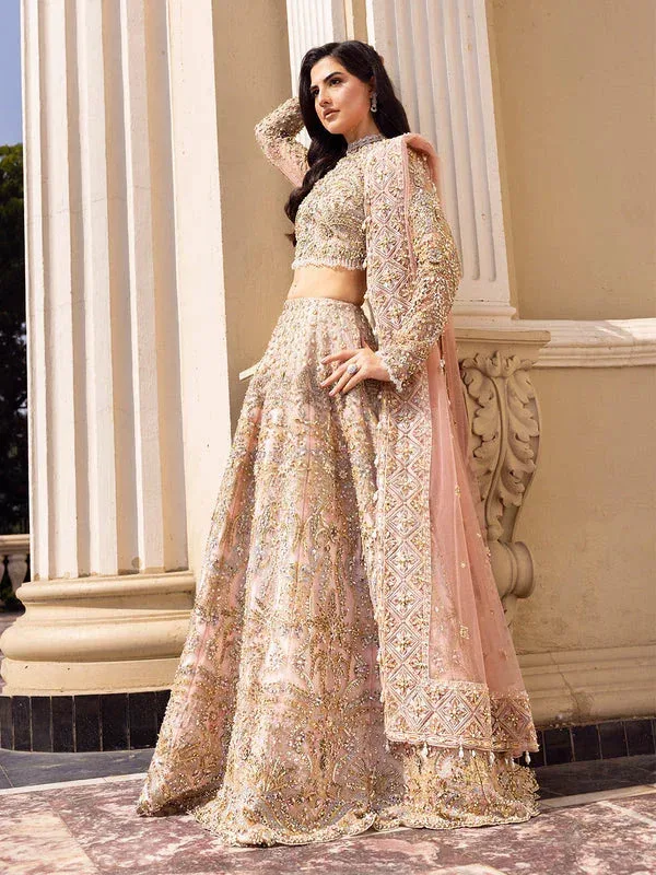 Epoque Reverie Bridals Pink Net – view 3 – Poshaq