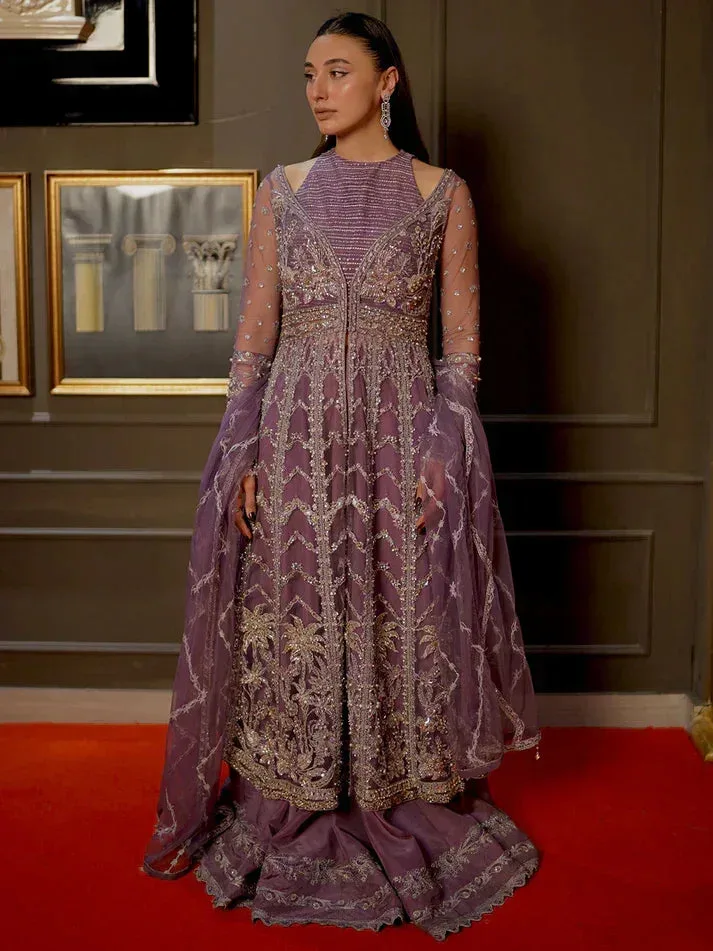 Epoque Avanti Wedding Formals Plum Raw Silk – view 2 – Poshaq