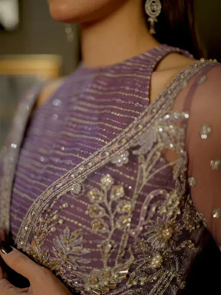 Epoque Avanti Wedding Formals Plum Raw Silk – view 4 – Poshaq