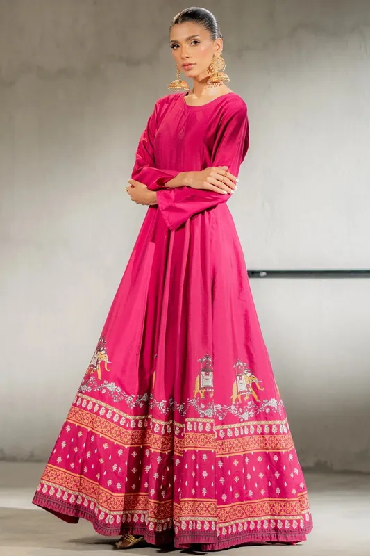 Ego Diva Premium Magenta Cotton Silk – view 1 – Poshaq