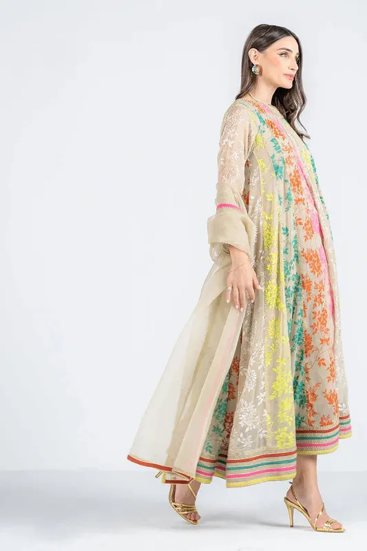 Ego Diva Premium Beige Chiffon – view 1 – Poshaq