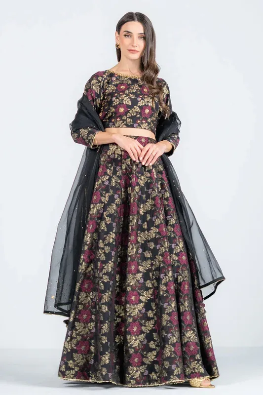 Ego Diva Premium Black Jacquard – view 1 – Poshaq