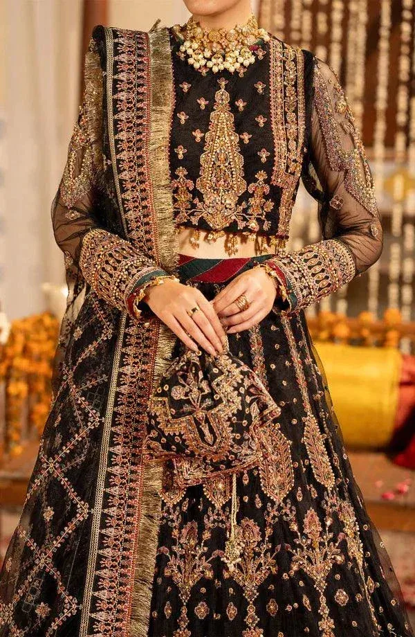 Eleshia Zarin Wedding Formals 23 Black Raw Silk – view 2 – Poshaq