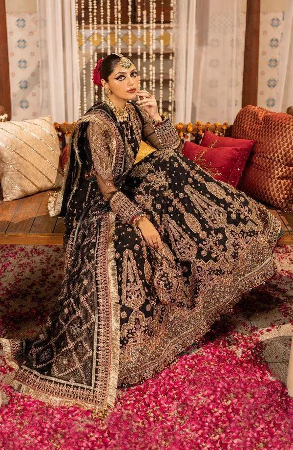 Eleshia Zarin Wedding Formals 23 Black Raw Silk – view 5 – Poshaq