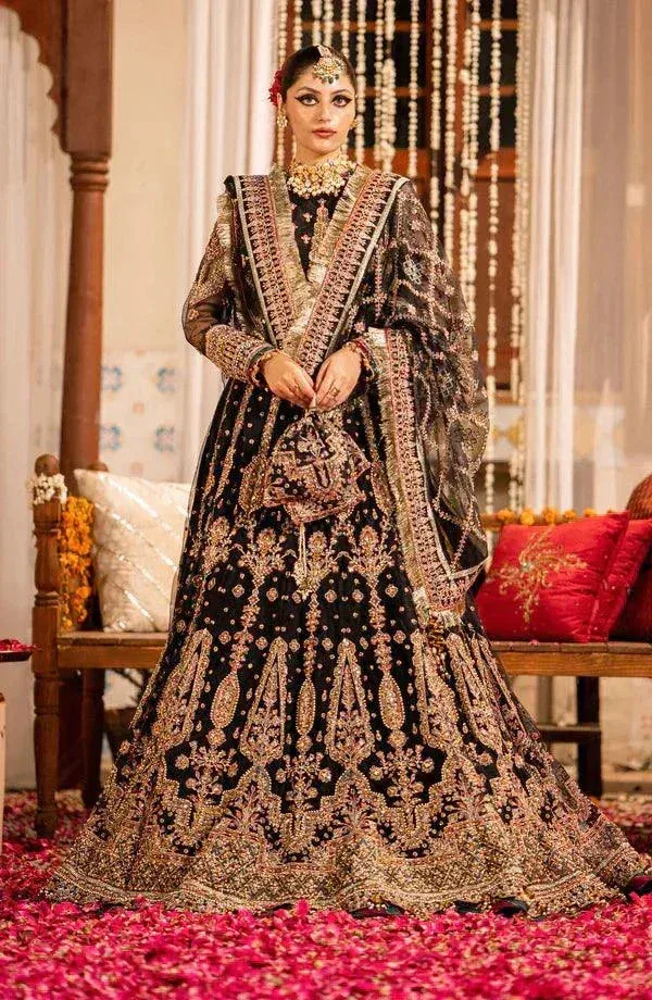 Eleshia Zarin Wedding Formals 23 Black Raw Silk – view 9 – Poshaq